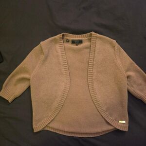Vintage Guess Shrug Cardigan - Brown With Glitter